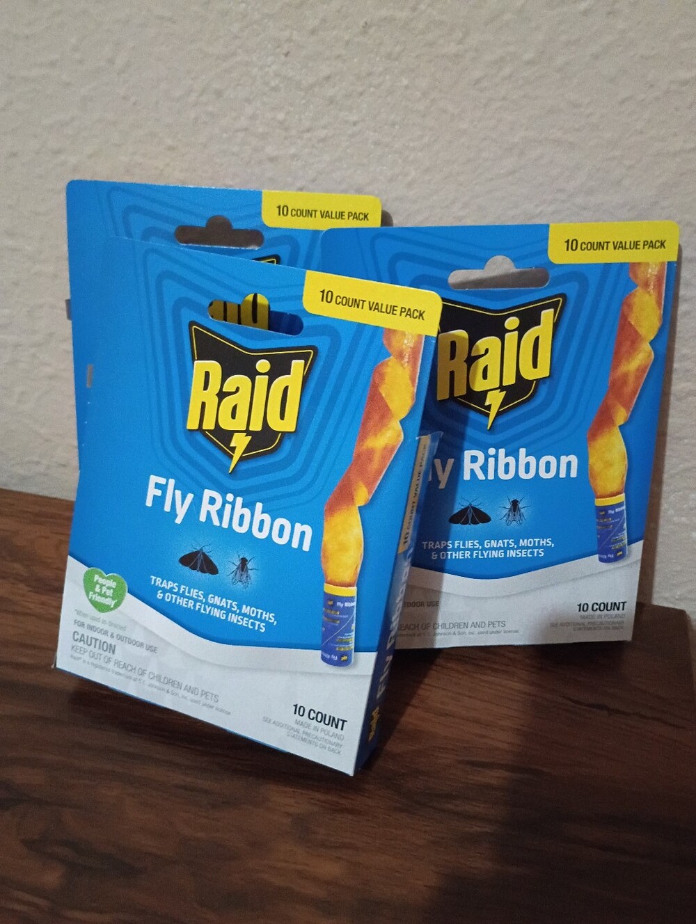 😍 6/ $10 SALE NEW Fly Ribbon Insect Traps.3 Boxes